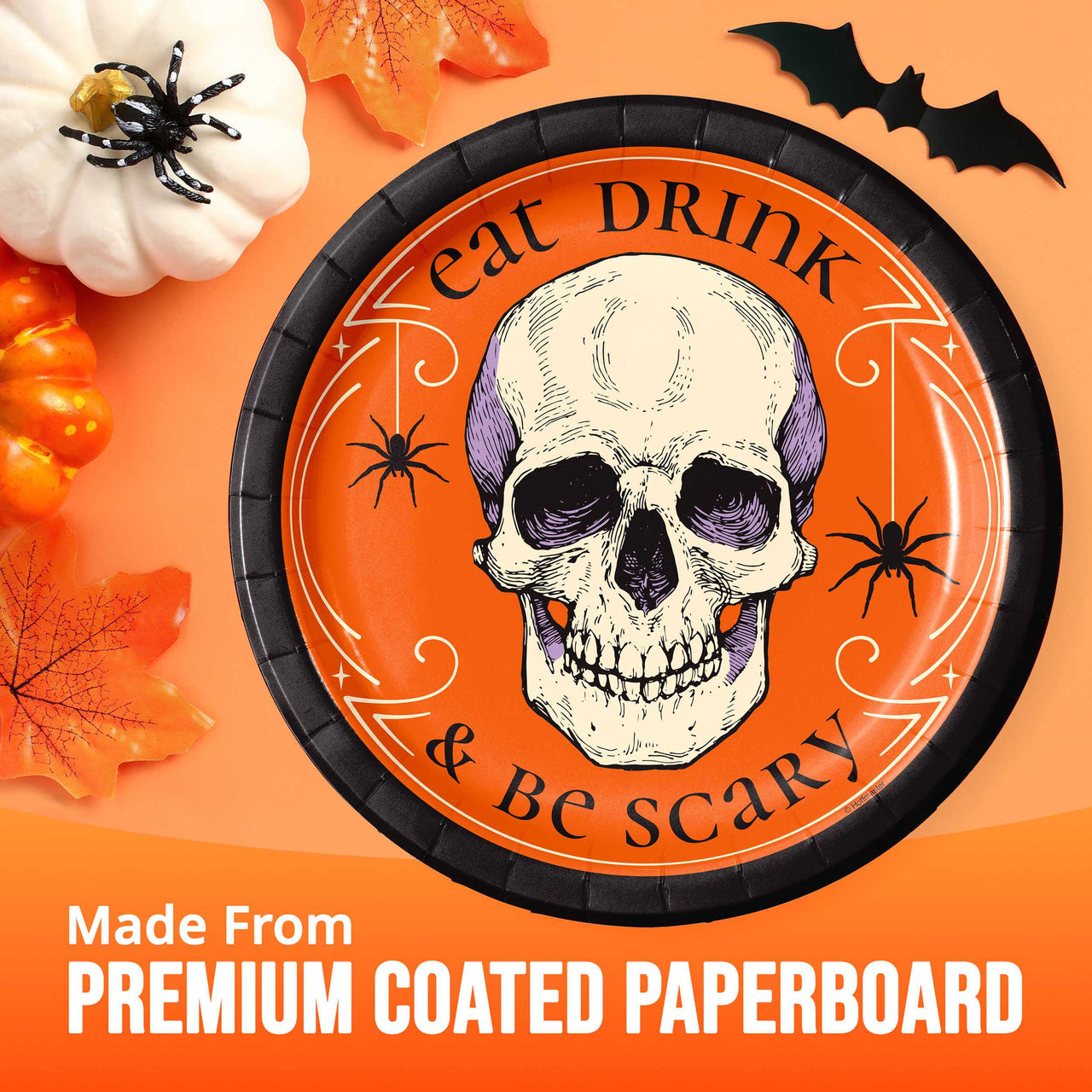 Bulk Happy Haunting Dinner Plates 9" (96 per Case)