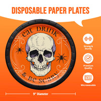 Bulk Happy Haunting Dinner Plates 9