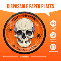 Bulk Happy Haunting Dinner Plates 9