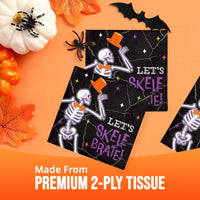 Bulk Radiant Reaper Let's Skelebrate Beverage Napkins 5