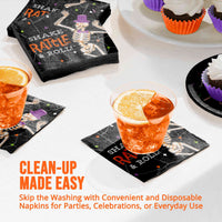 Bulk Radiant Reaper Shake Rattle Roll Beverage Napkins 5