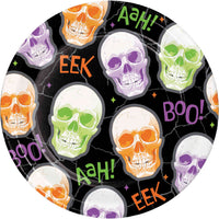 Radiant Reaper Skeleton Toss Luncheon Plates 7