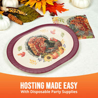 Bulk Bountiful Bird Oval Platters 12