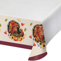 Bountiful Bird Plastic Tablecovers 54