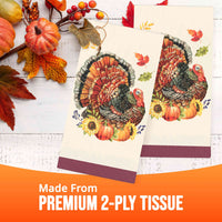 Bulk Bountiful Bird Guest Towels 7.75