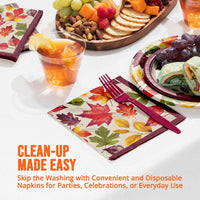 Bulk Falling Foliage Luncheon Napkins 6.5