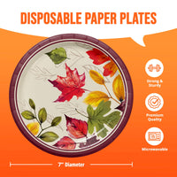Bulk Falling Foliage Luncheon Plates 7