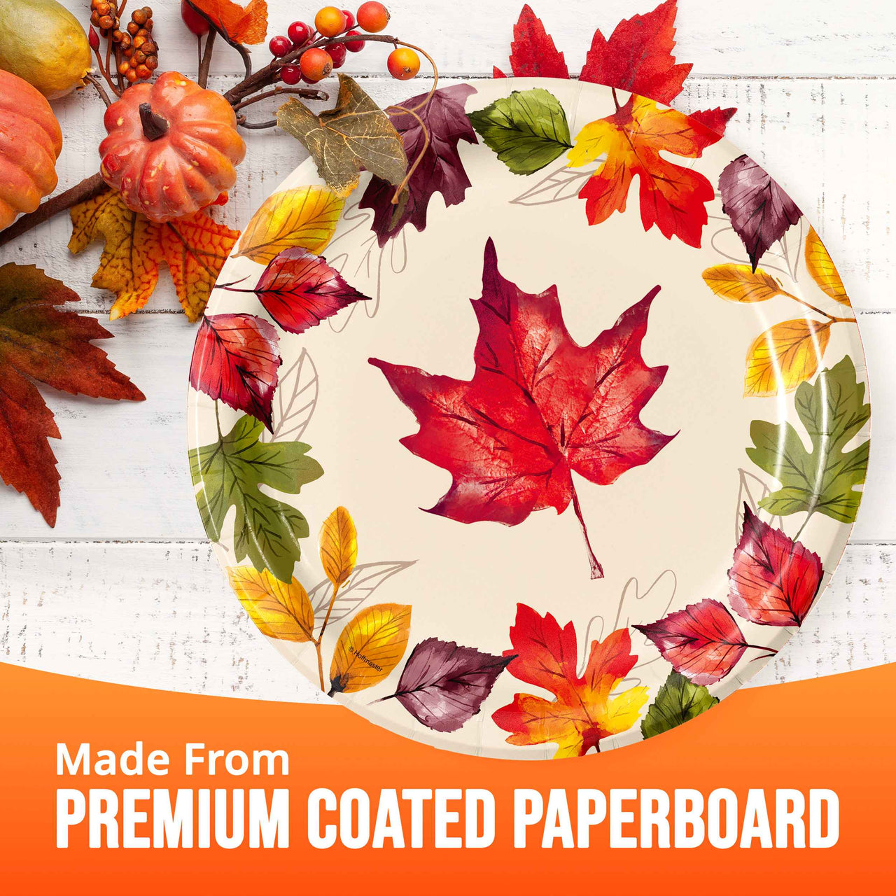 Bulk Falling Foliage Dinner Plates 9" (96 per Case)
