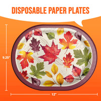 Bulk Falling Foliage Oval Platters 12
