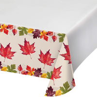Falling Foliage Plastic Tablecovers 54