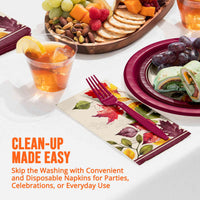 Bulk Falling Foliage Guest Towels 7.75