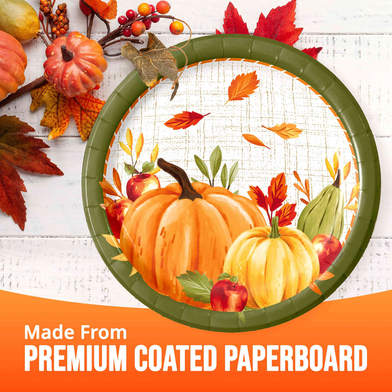 Bulk Autumn Orchard Dinner Plates 9" (96 per Case)