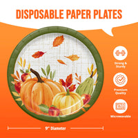 Bulk Autumn Orchard Dinner Plates 9