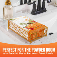 Bulk Autumn Orchard Guest Towels 7.75