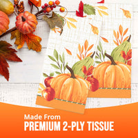 Bulk Autumn Orchard Guest Towels 7.75