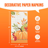 Bulk Autumn Orchard Guest Towels 7.75