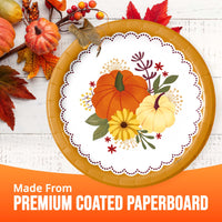 Bulk Petals and Pumpkins Dinner Plates 9