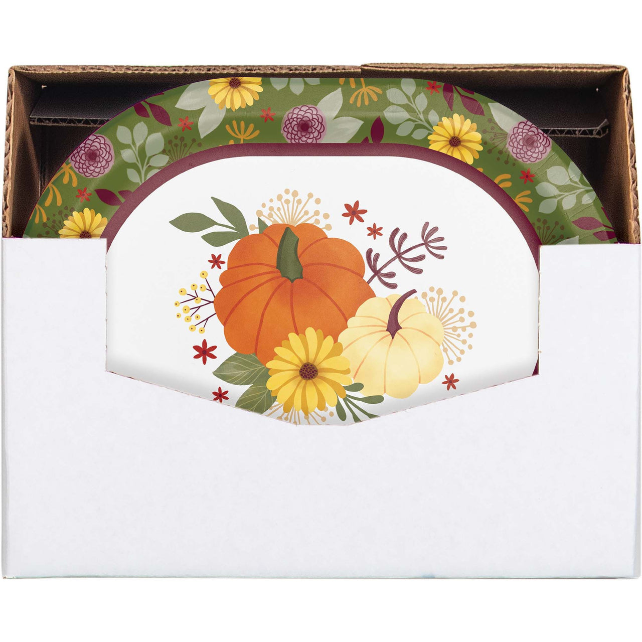 Bulk Petals and Pumpkins Oval Platters 12" (96 per Case)