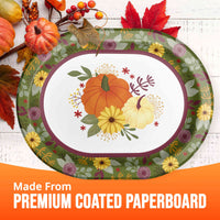 Bulk Petals and Pumpkins Oval Platters 12