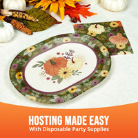 Bulk Petals and Pumpkins Oval Platters 12