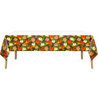 Bulk Petals and Pumpkins Plastic Tablecovers 54