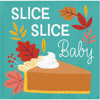 Turkey Treat Slice Slice Baby Beverage Napkins 5