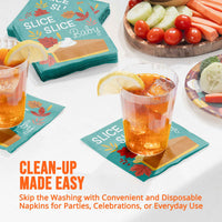 Bulk Turkey Treat Slice Slice Baby Beverage Napkins 5