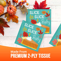 Bulk Turkey Treat Slice Slice Baby Beverage Napkins 5