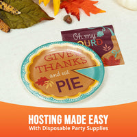 Bulk Turkey Treat Eat Pie Luncheon Plates 7