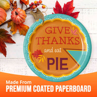 Bulk Turkey Treat Eat Pie Luncheon Plates 7