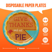 Bulk Turkey Treat Eat Pie Luncheon Plates 7