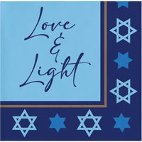 Hanukkah Lights Beverage Napkins 5