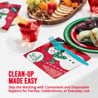 Bulk Frosted Fun Luncheon Napkins 6.5