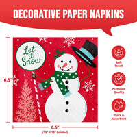 Bulk Frosted Fun Luncheon Napkins 6.5