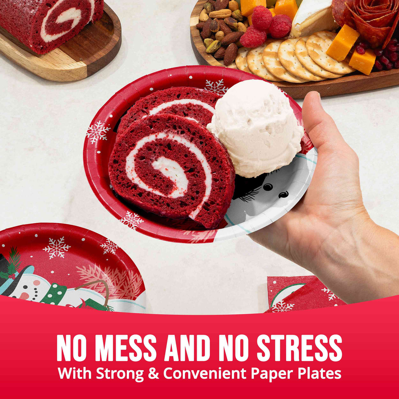 Bulk Frosted Fun Luncheon Plates 7" (96 per Case)