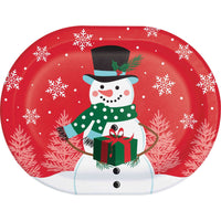 Frosted Fun Oval Platters 12