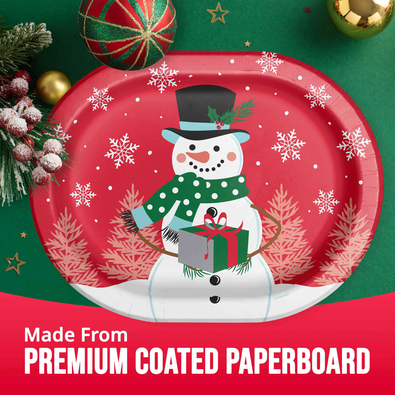 Bulk Frosted Fun Oval Platters 12" (96 per Case)