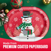 Bulk Frosted Fun Oval Platters 12