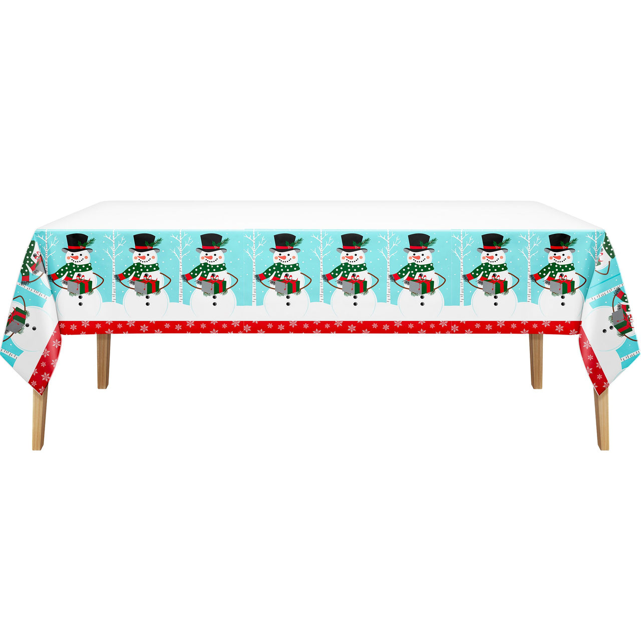 Bulk Frosted Fun Plastic Tablecovers 54" x 96" (12 per Case)