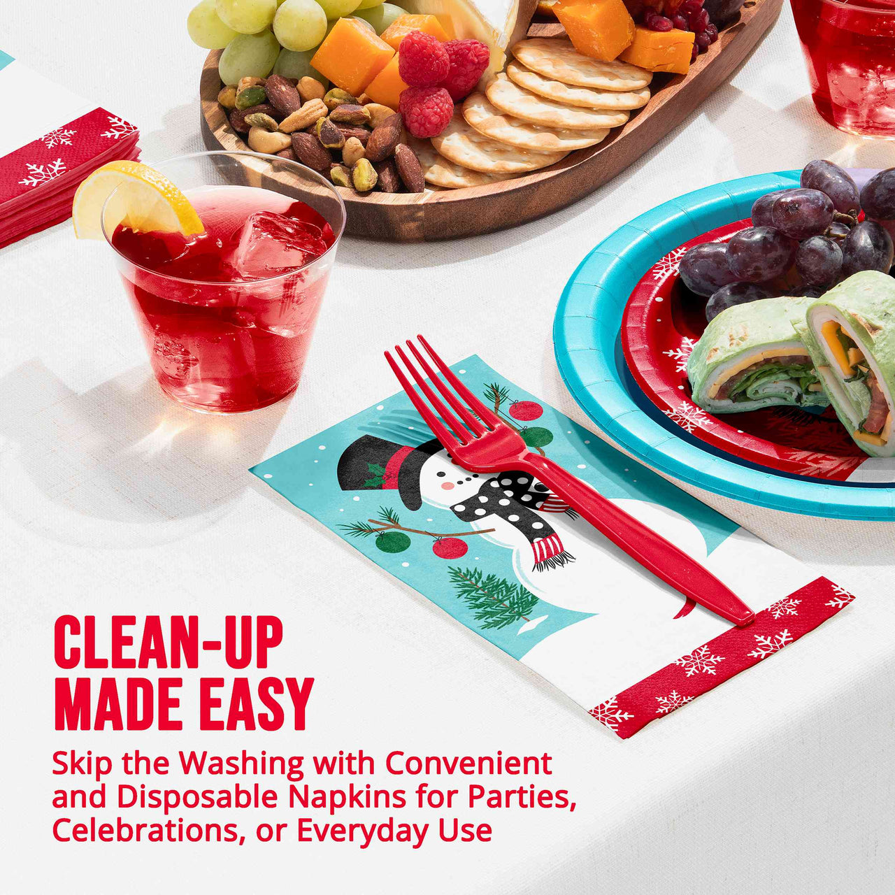 Bulk Frosted Fun Guest Towels 7.75" x 4.5" (192 per Case)
