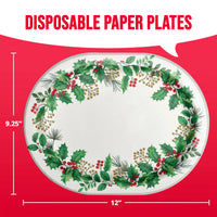 Bulk Holly Haven Oval Platters 12