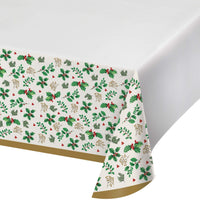 Holly Haven Plastic Tablecovers 54