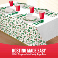 Bulk Holly Haven Plastic Tablecovers 54