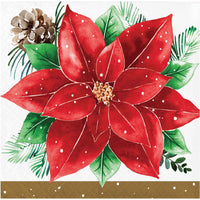 Christmas Blossom Beverage Napkins 5