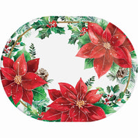 Christmas Blossom Oval Platters 12