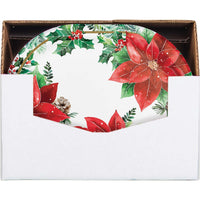 Bulk Christmas Blossom Oval Platters 12