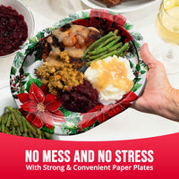 Bulk Christmas Blossom Oval Platters 12