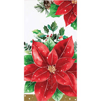 Christmas Blossom Guest Towels 7.75