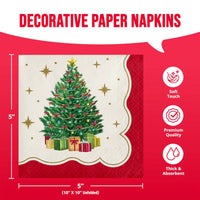 Bulk Sparkling Spruce Beverage Napkins 5