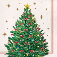 Sparkling Spruce Luncheon Napkins 6.5